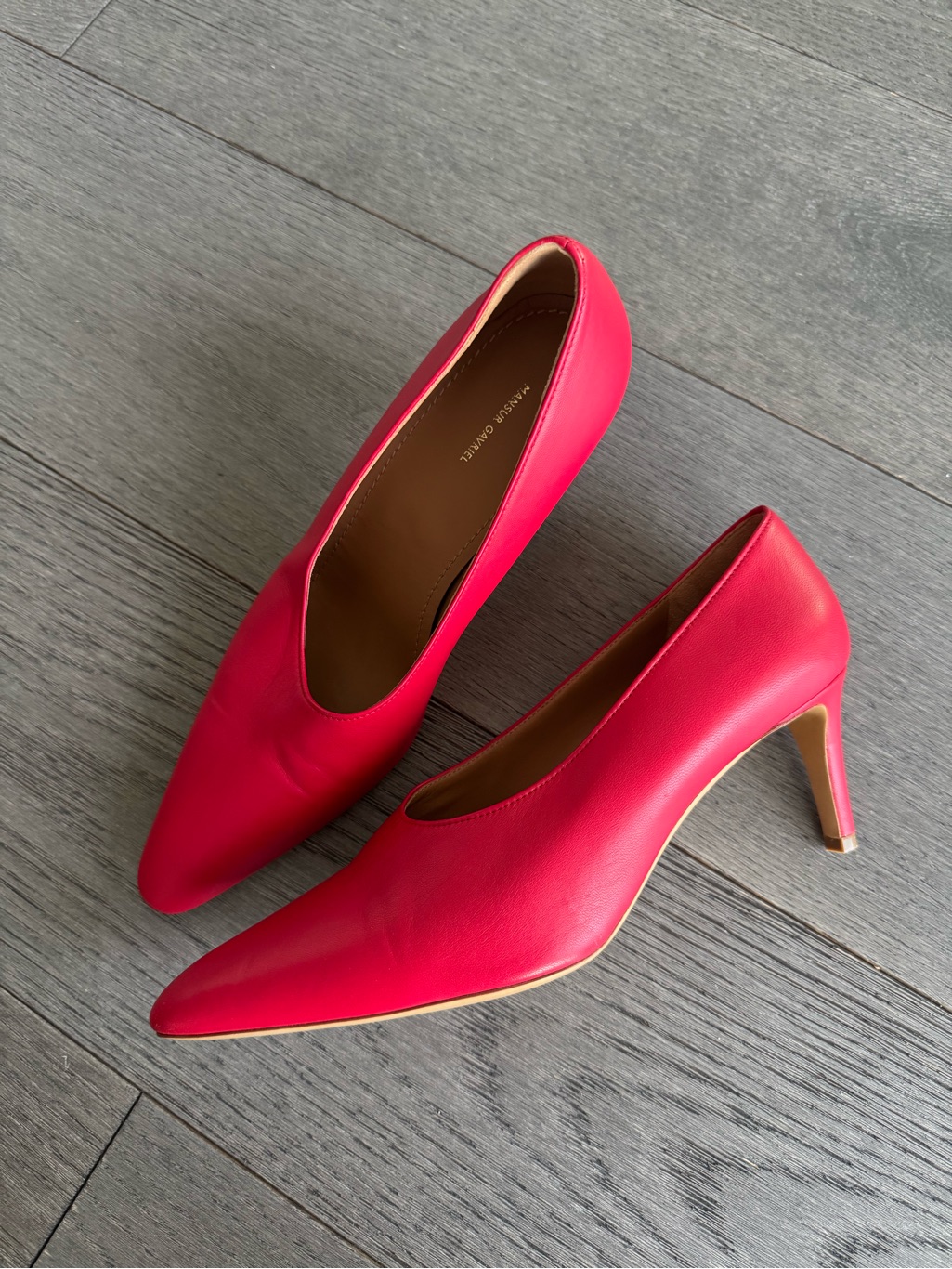 Mansur Gavriel Red Pumps